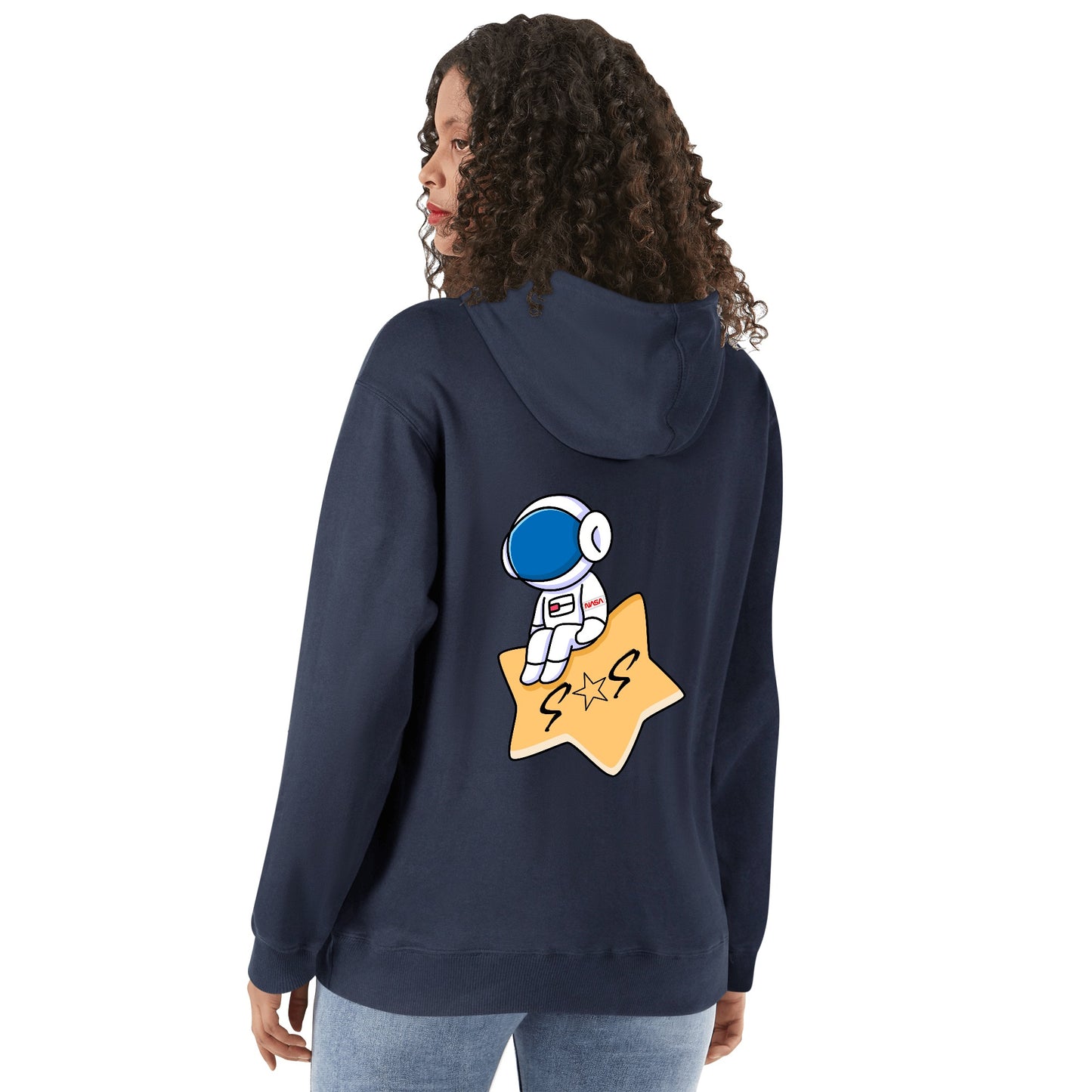 S.O.S Astronaut Adult Cotton Hoodie