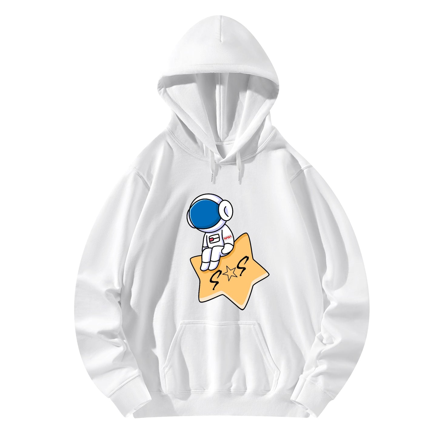 S.O.S Astronaut Adult Cotton Hoodie