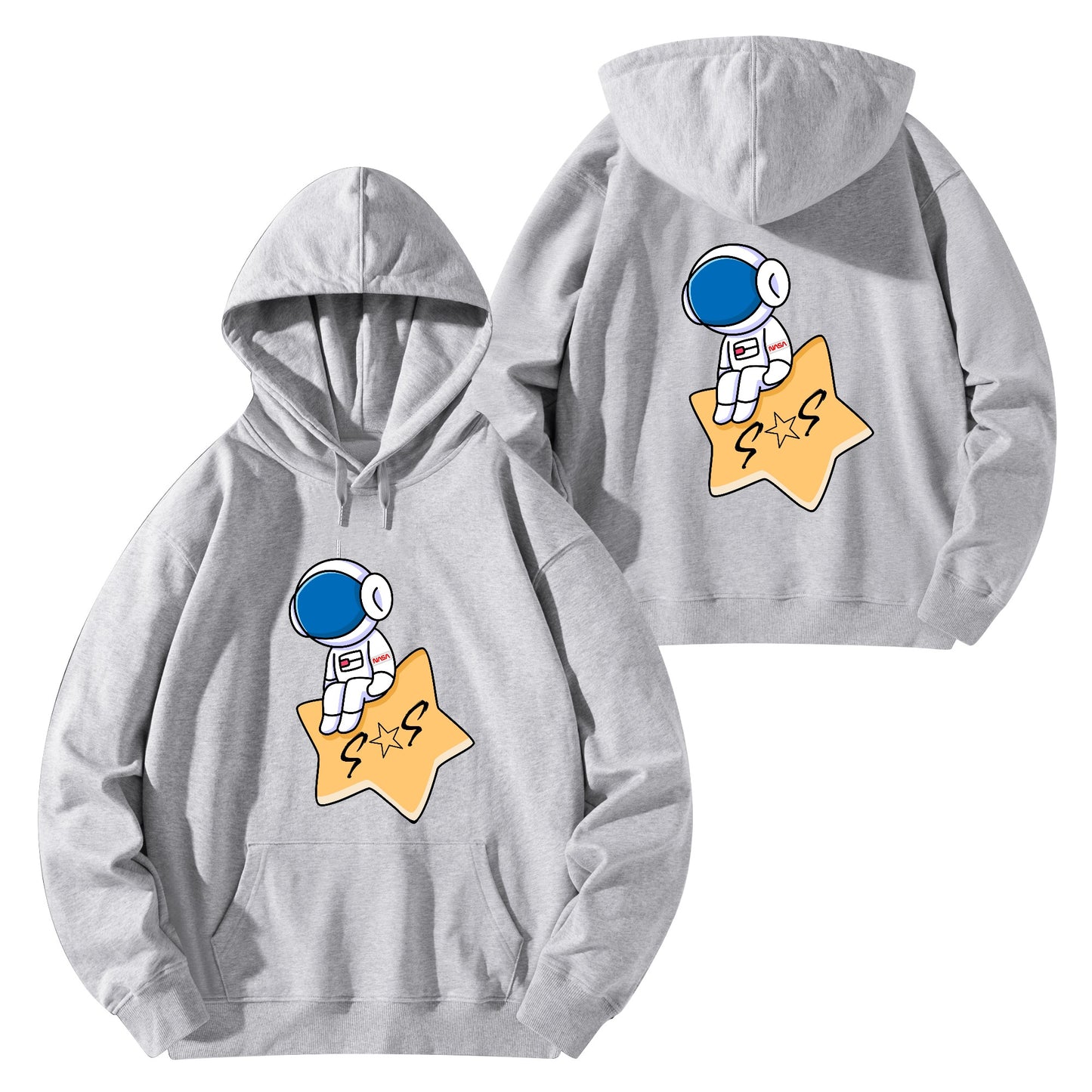 S.O.S Astronaut Adult Cotton Hoodie