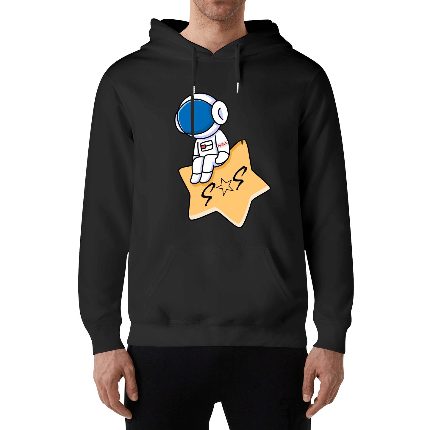 S.O.S Astronaut Adult Cotton Hoodie