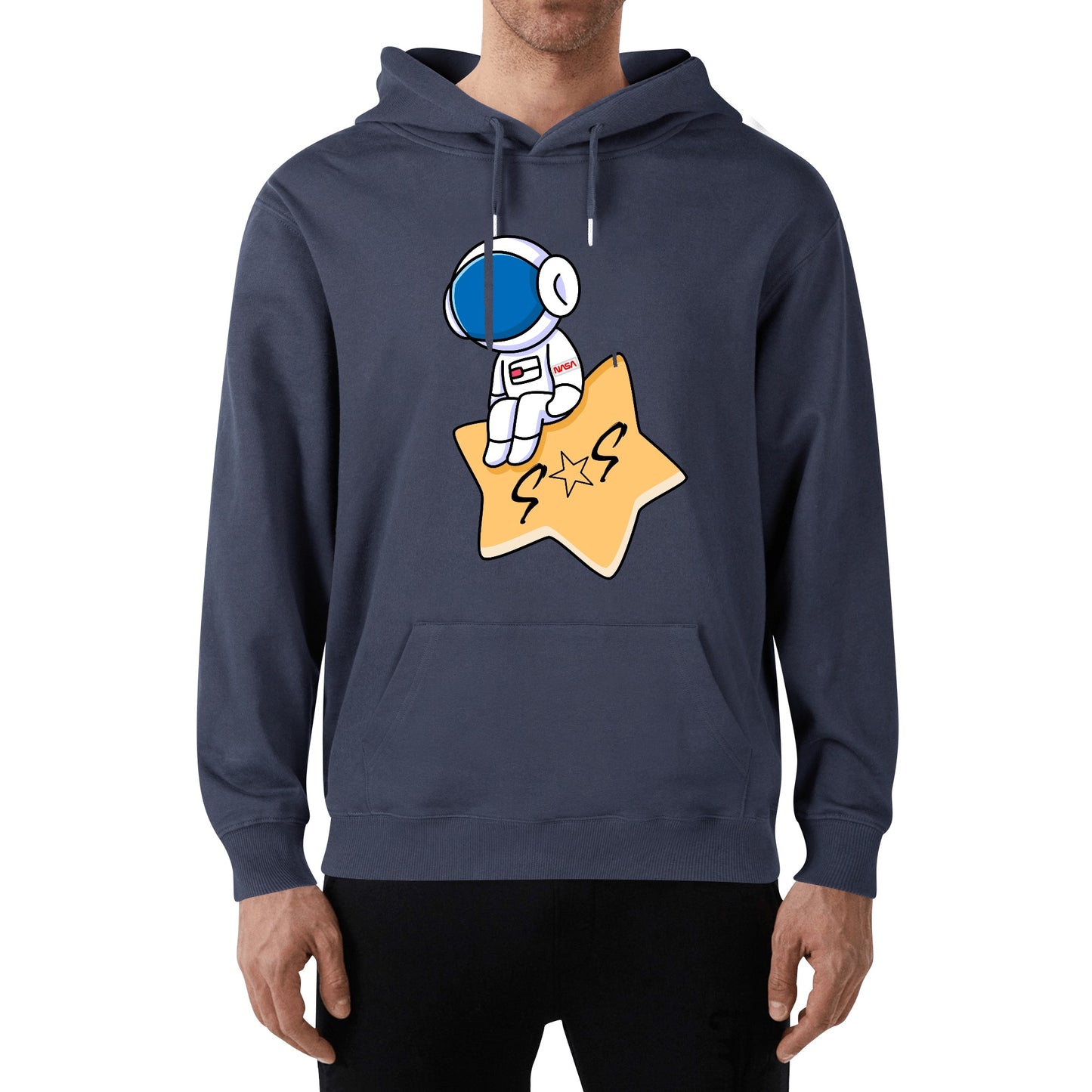 S.O.S Astronaut Adult Cotton Hoodie