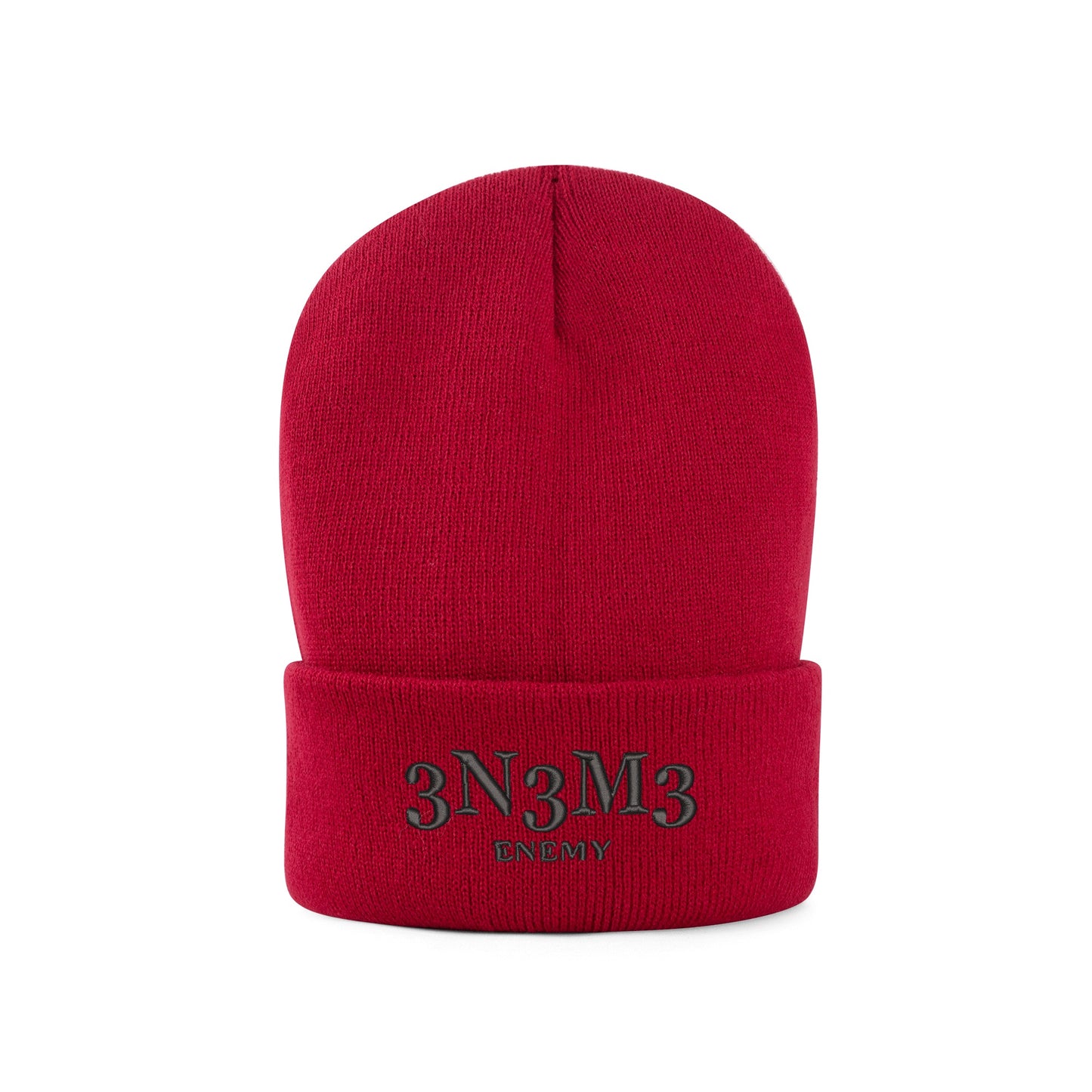 3.N.3.M.3 Enemy Embroidered Knitted Hats