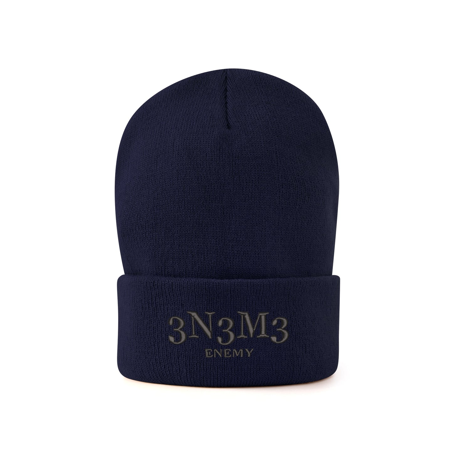 3.N.3.M.3 Enemy Embroidered Knitted Hats