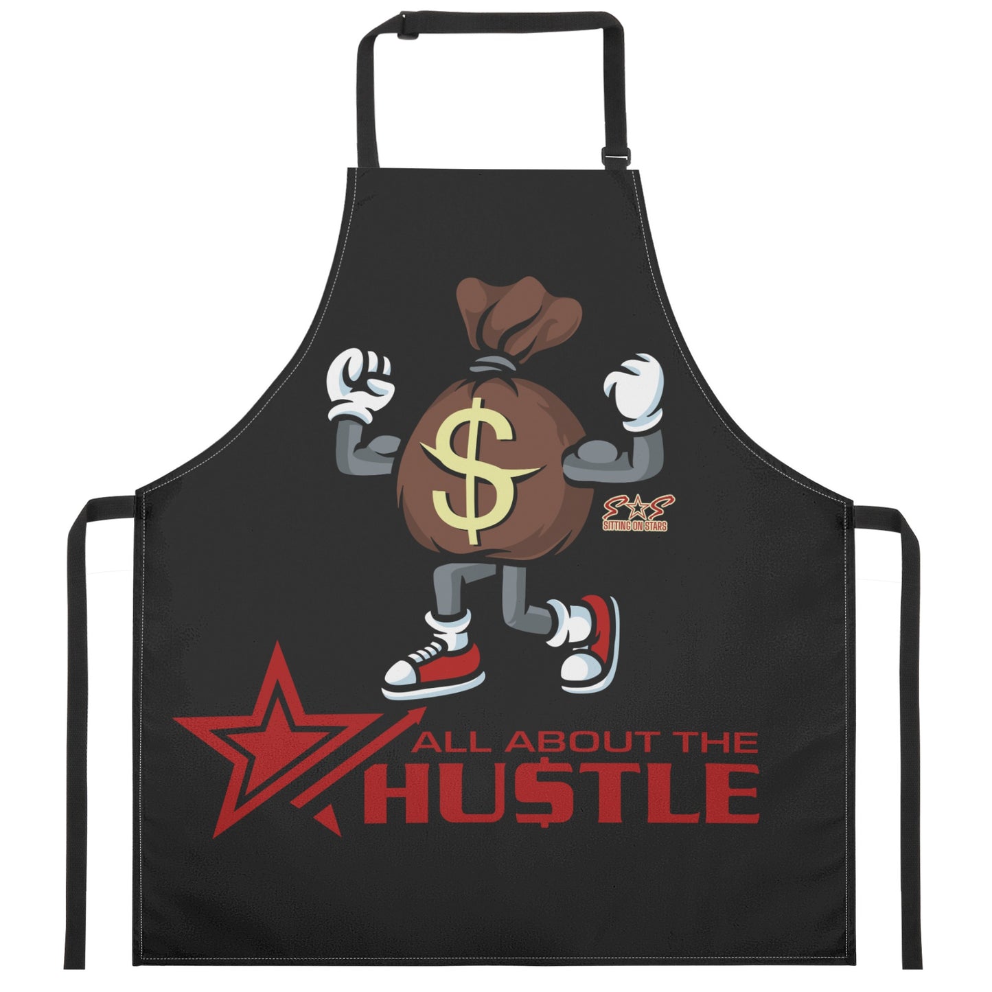 T.T.D (Ten Toes Down) Black Apron