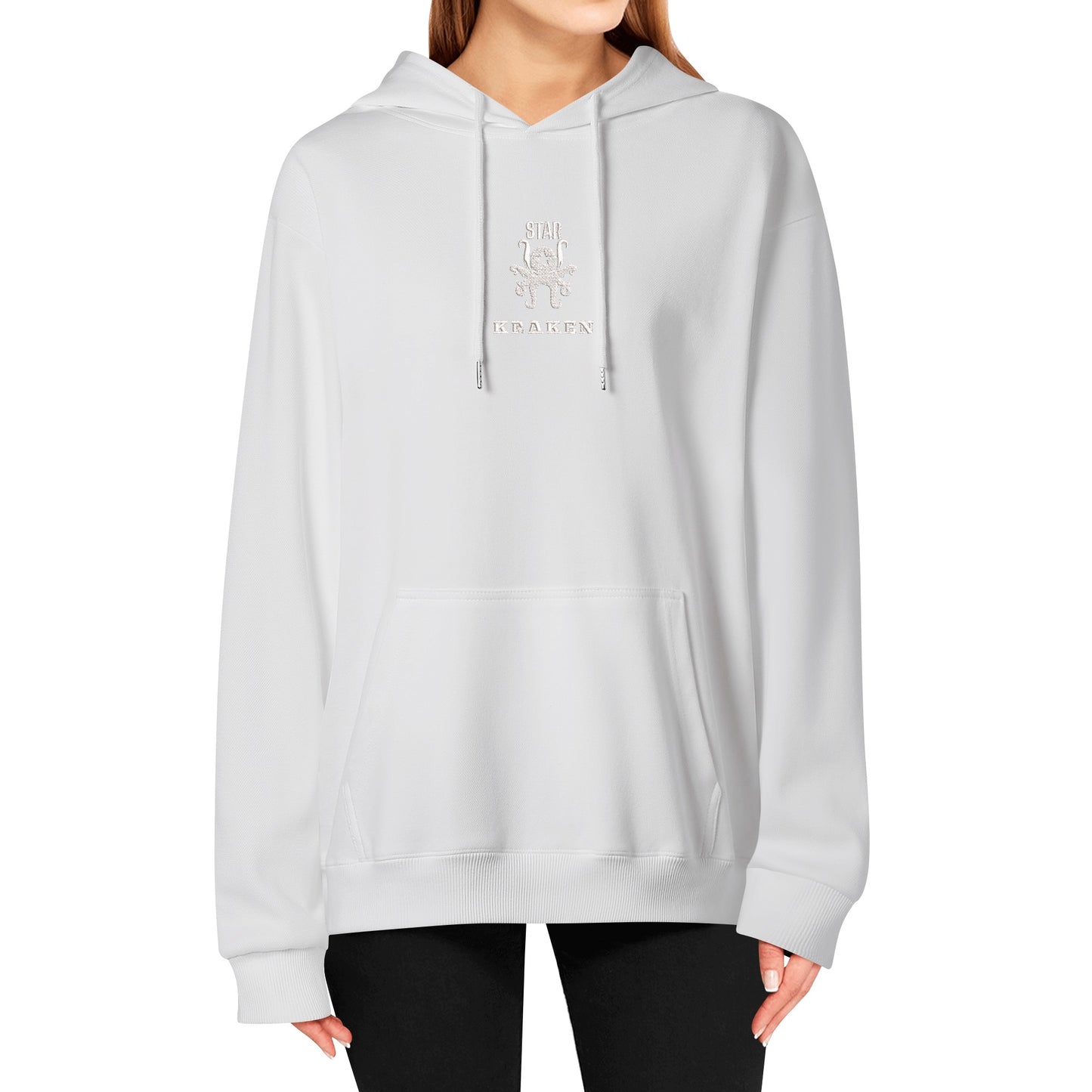 Star Kraken Adult Embroidered Pullover Hoodie