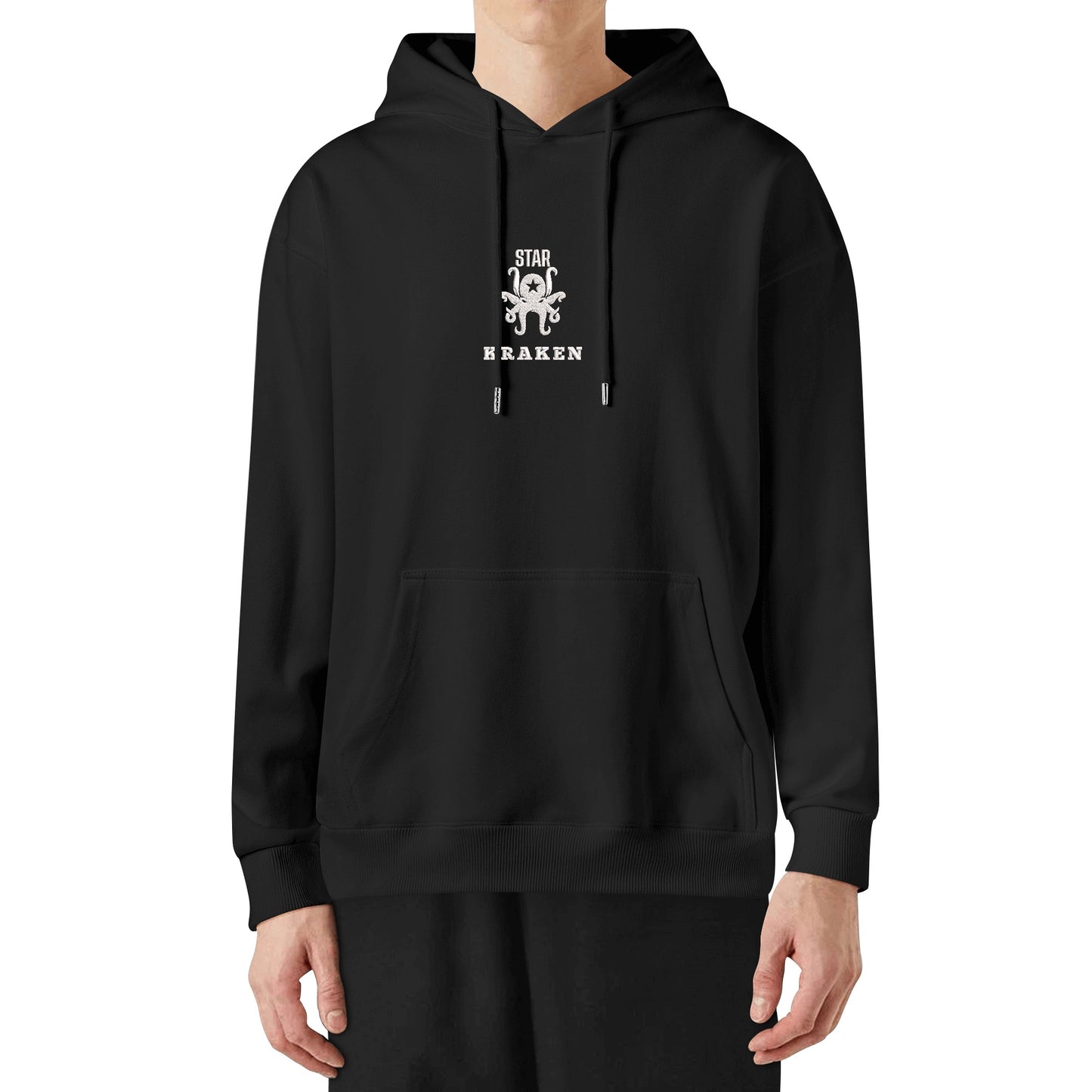 Star Kraken Adult Embroidered Pullover Hoodie