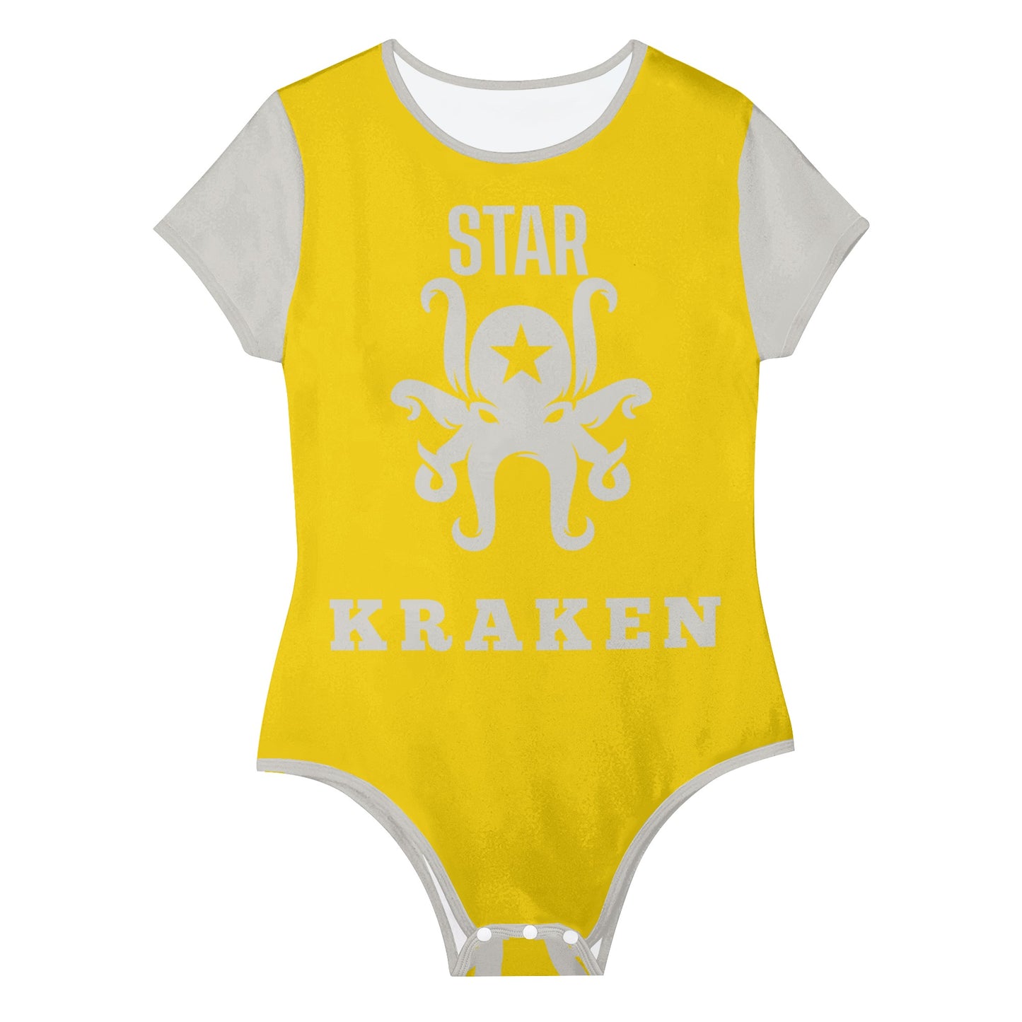 Star Kraken Womens Gold Soft Short Sleeve Bodysuit