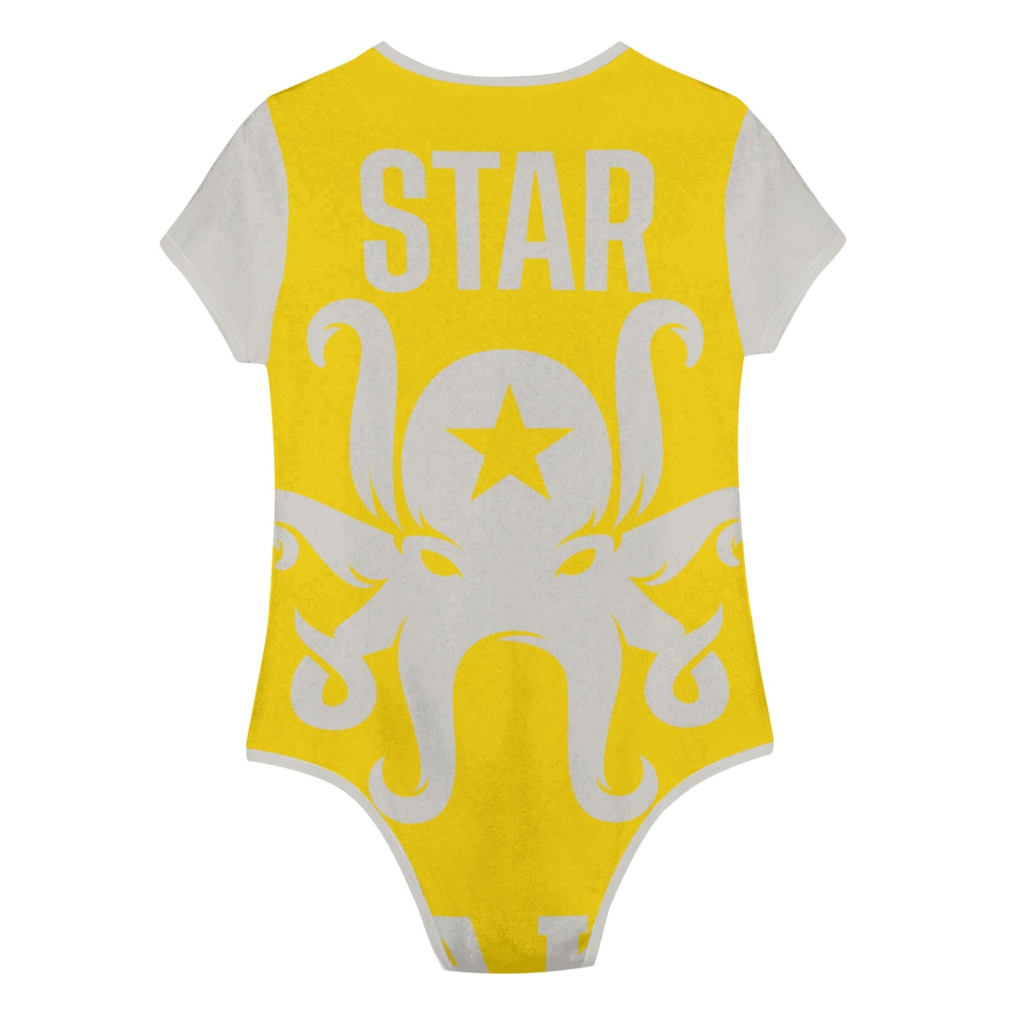 Star Kraken Womens Gold Soft Short Sleeve Bodysuit