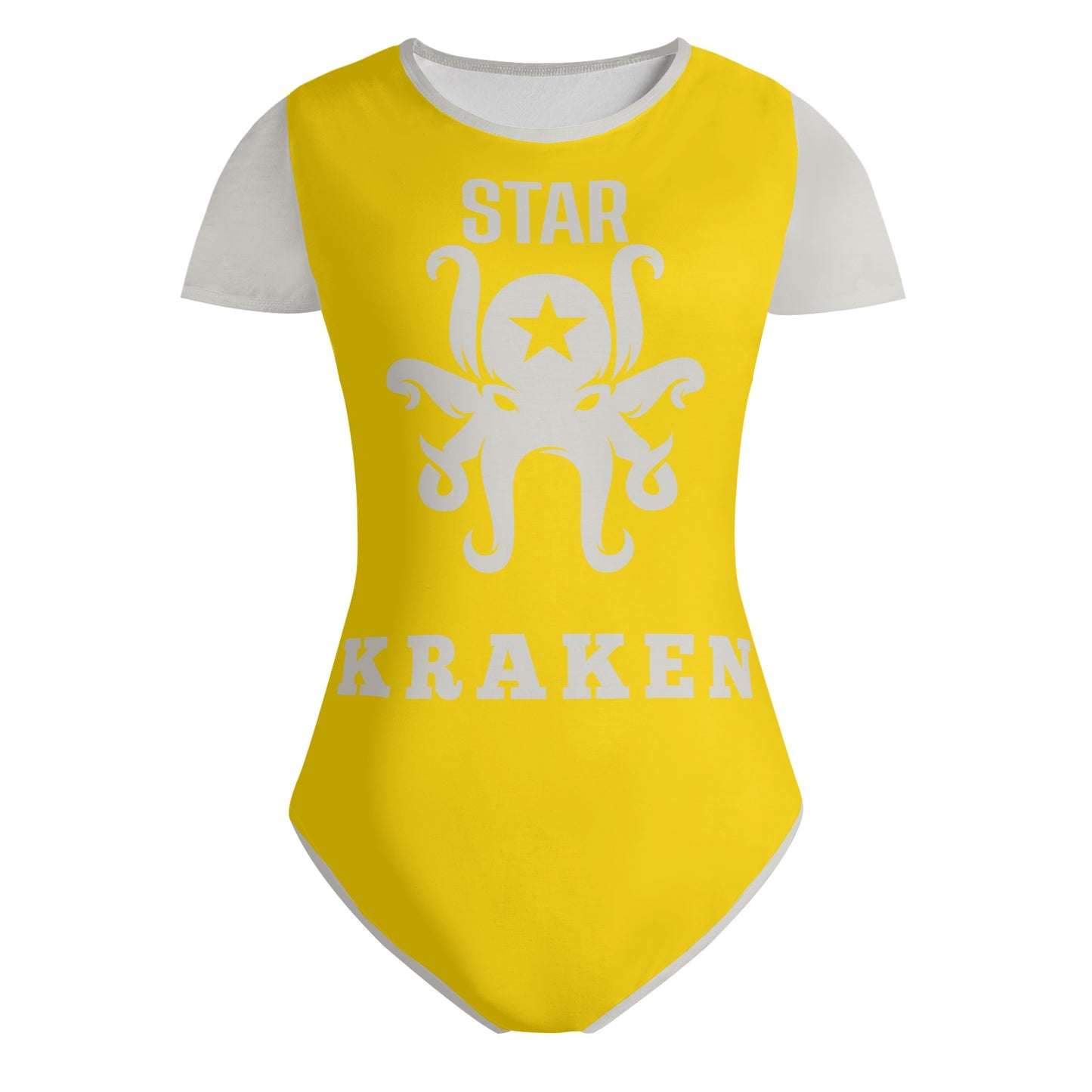 Star Kraken Womens Gold Soft Short Sleeve Bodysuit