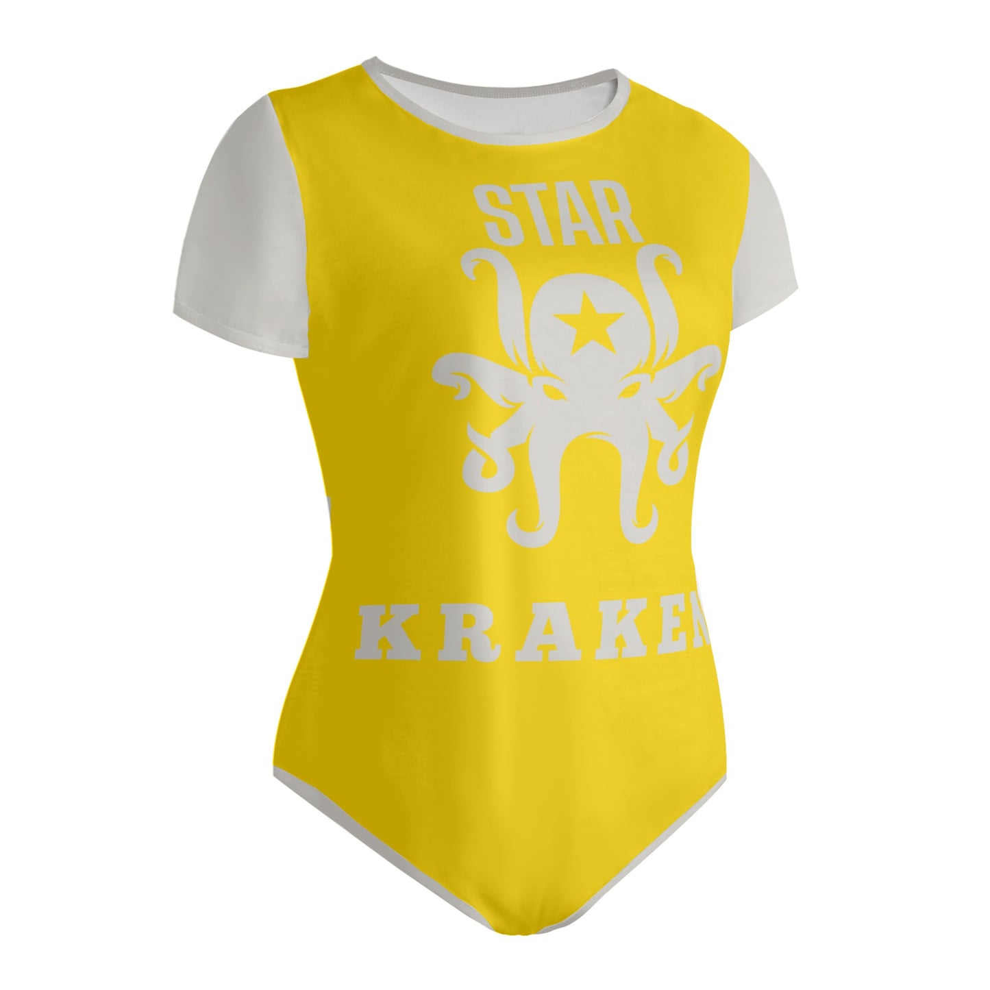 Star Kraken Womens Gold Soft Short Sleeve Bodysuit