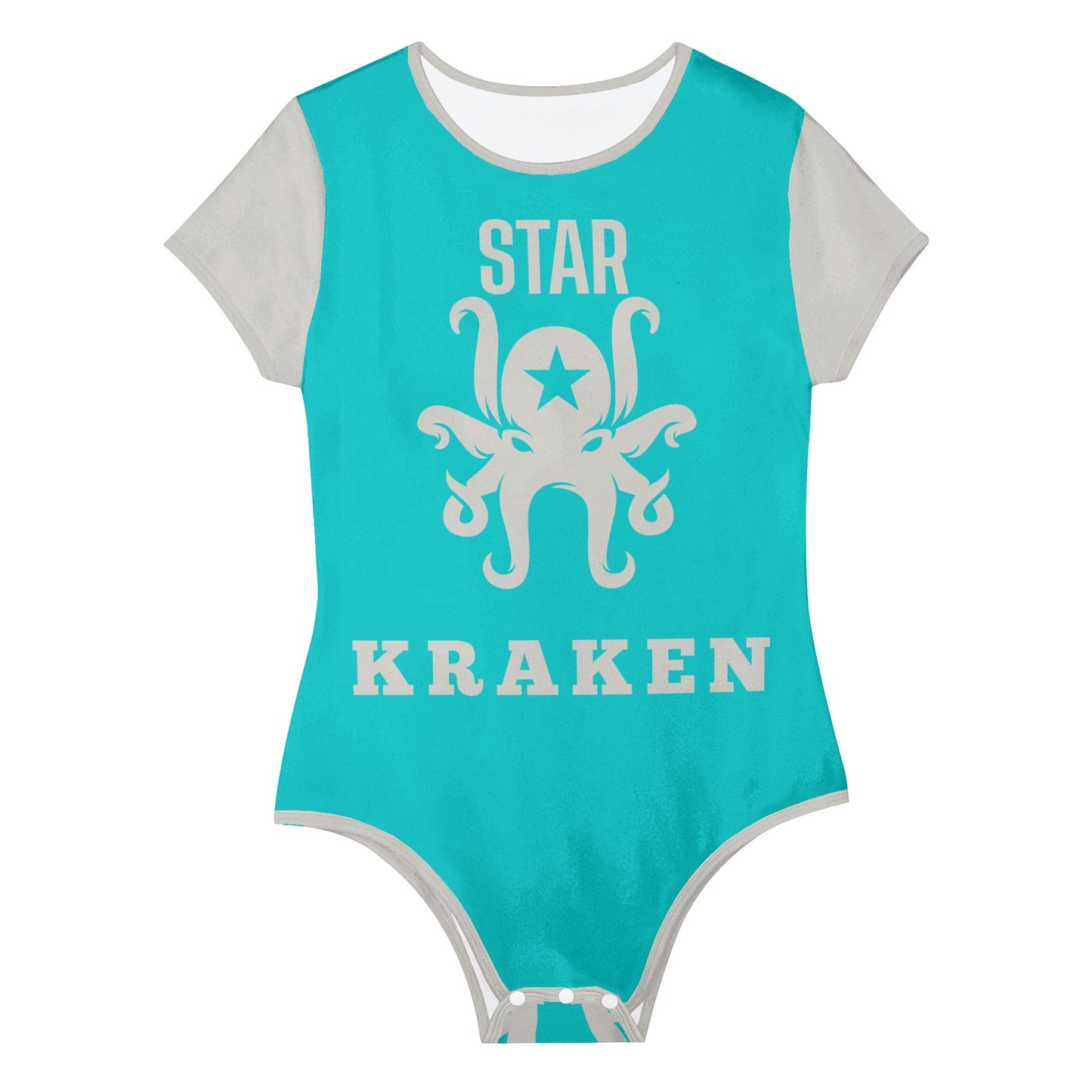 Star Kraken Womens Maroon Soft Short Sleeve Bodysuit