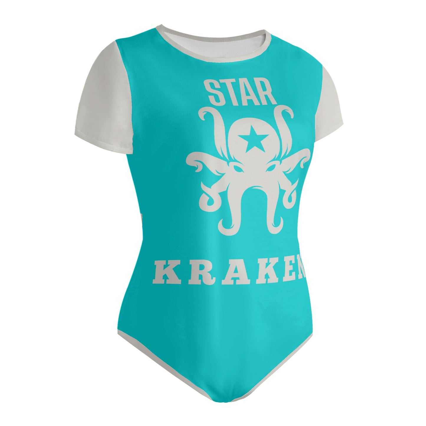 Star Kraken Womens Maroon Soft Short Sleeve Bodysuit