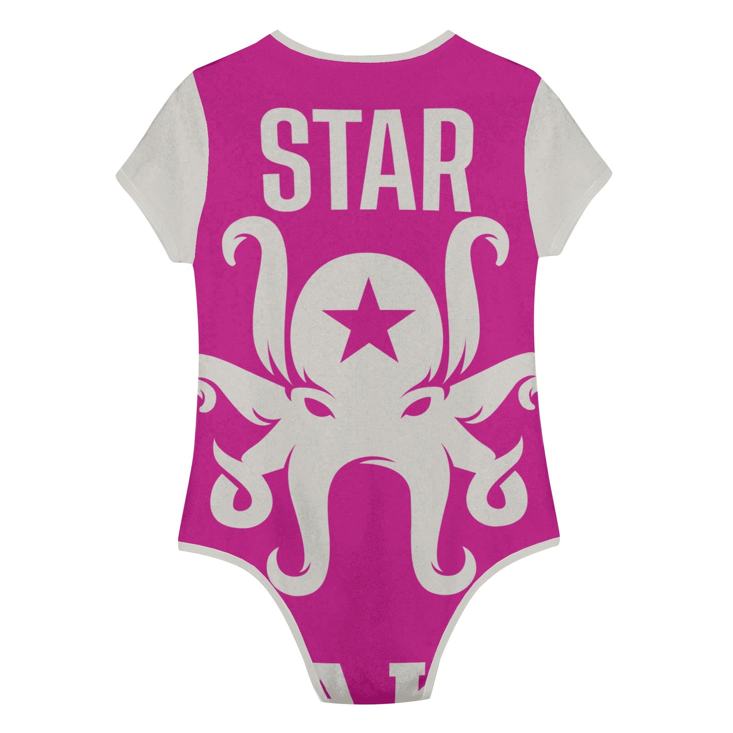 Star Kraken Womens Purple Soft Short Sleeve Bodysuit