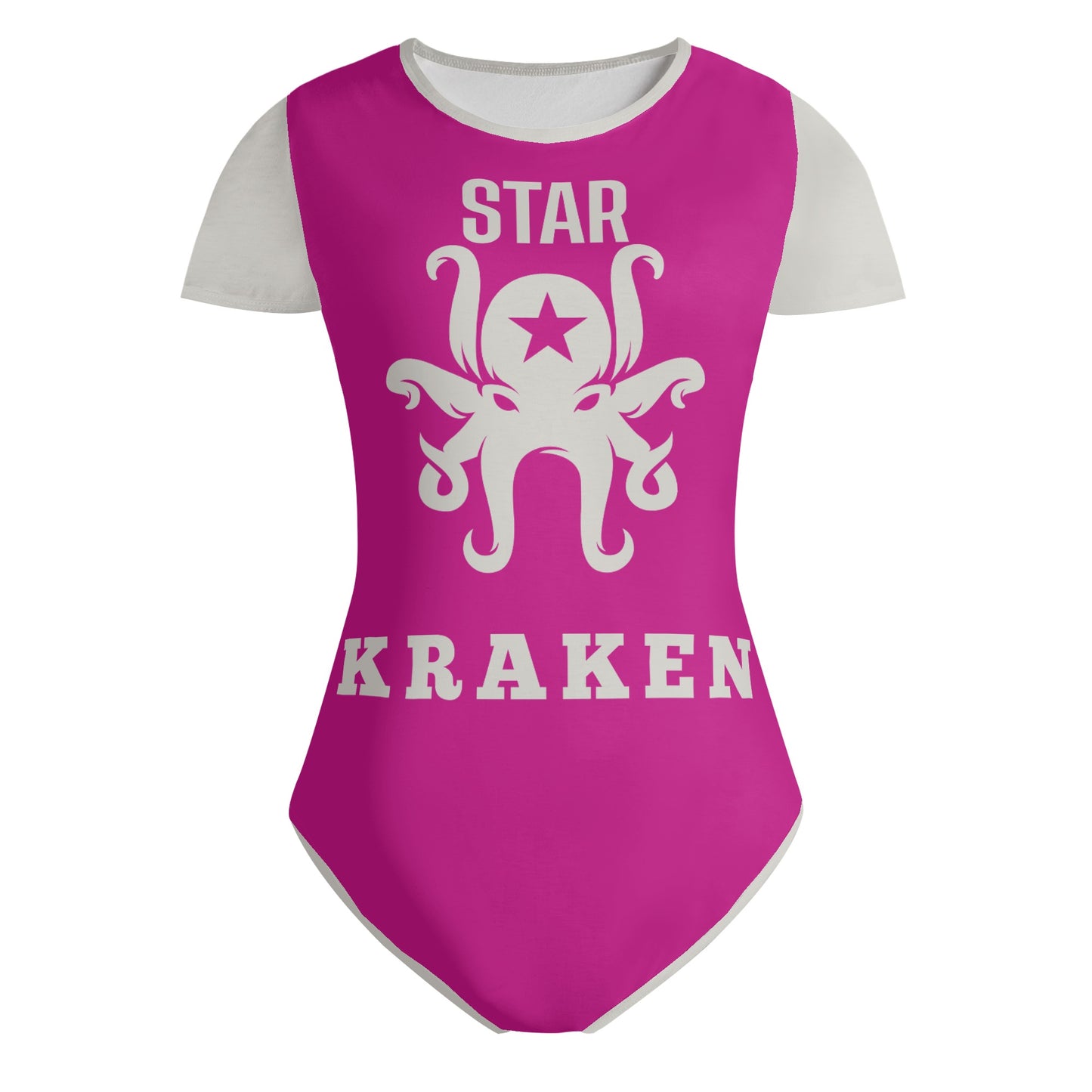 Star Kraken Womens Purple Soft Short Sleeve Bodysuit