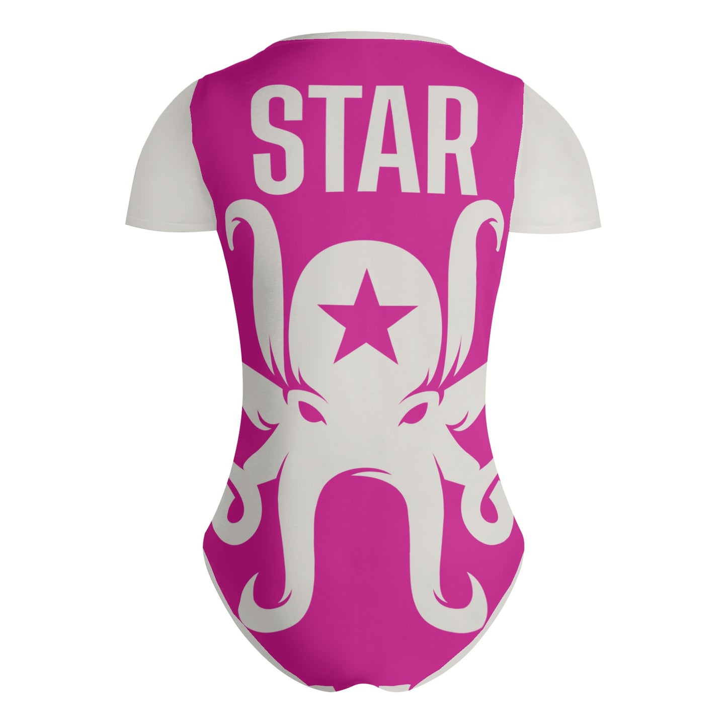 Star Kraken Womens Purple Soft Short Sleeve Bodysuit