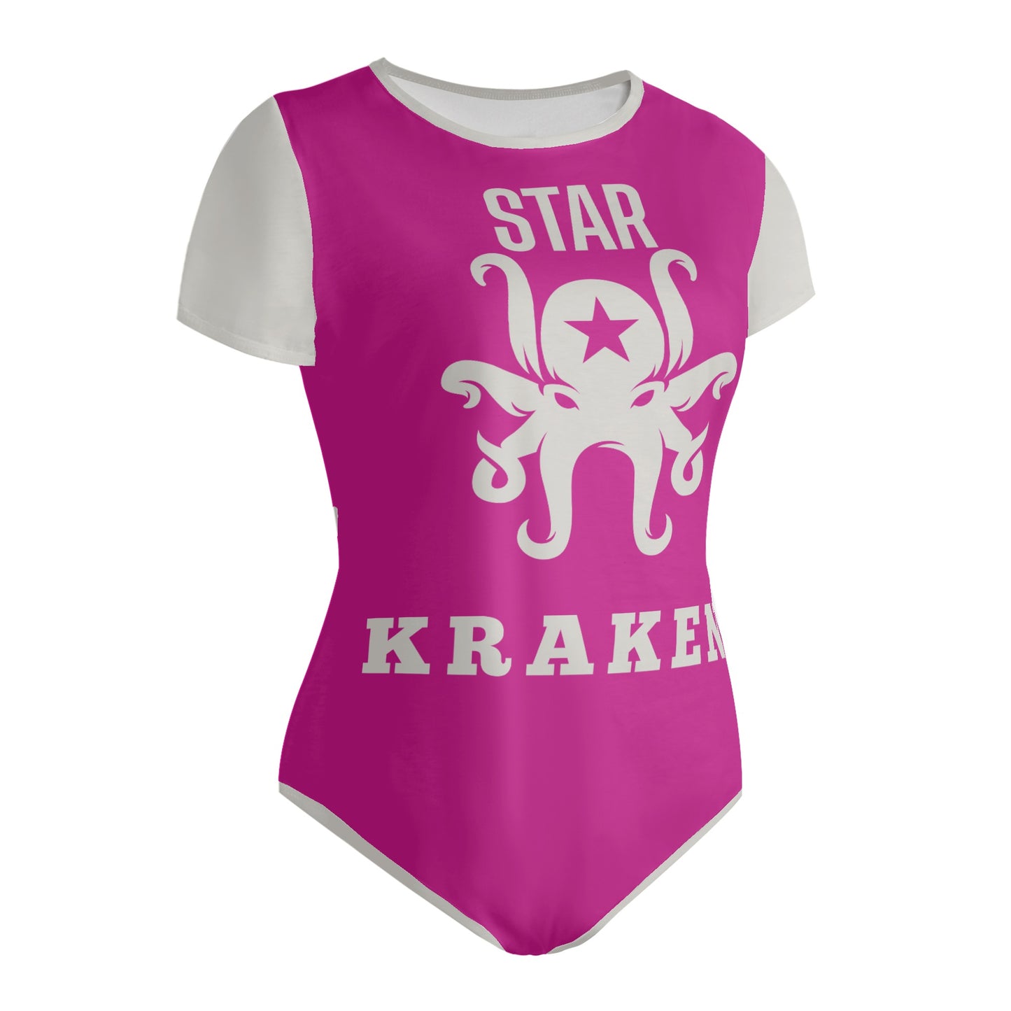 Star Kraken Womens Purple Soft Short Sleeve Bodysuit