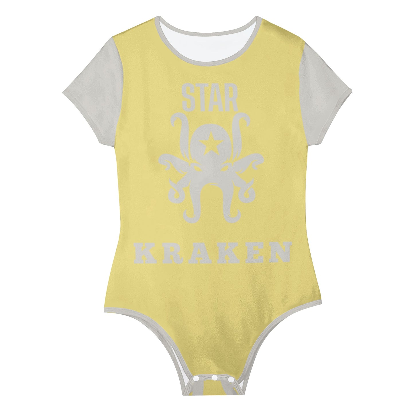 Star Kraken Womens Tan Soft Short Sleeve Bodysuit