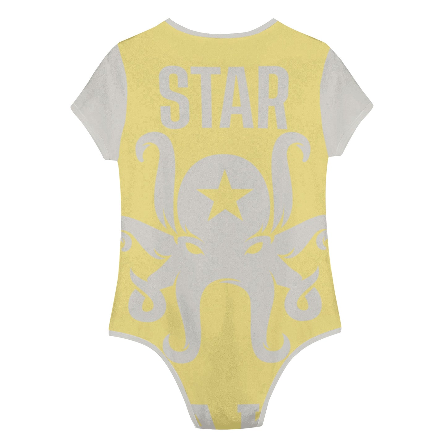 Star Kraken Womens Tan Soft Short Sleeve Bodysuit