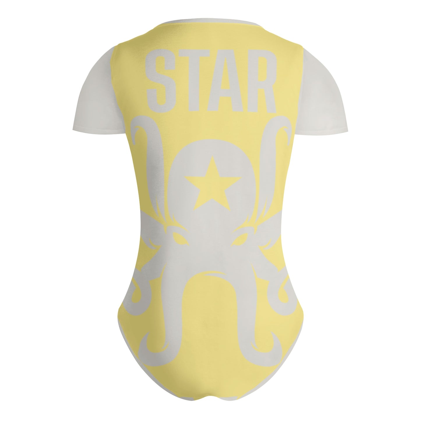 Star Kraken Womens Tan Soft Short Sleeve Bodysuit