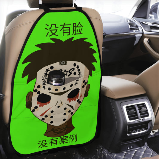 No Face, No Case Goo Green Car Back Seat Organizer Protector