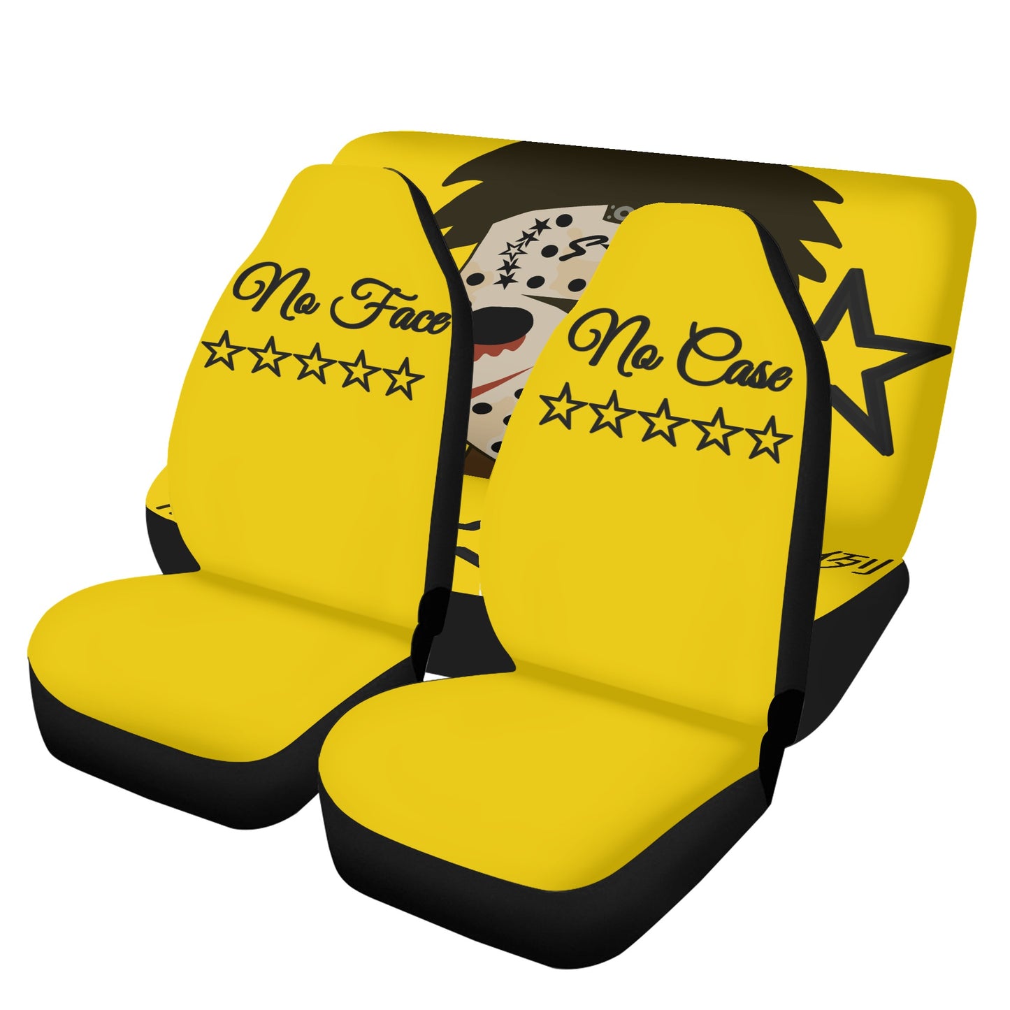 No Face, No Case Gold Car Seat Cover Set