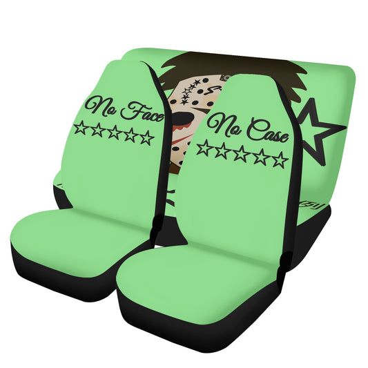 No Face, No Case Mint Green Car Seat Cover Set