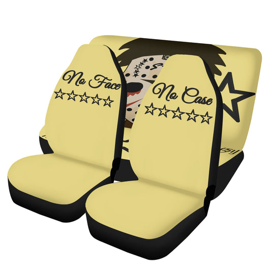 No Face, No Case Tan Car Seat Cover Set