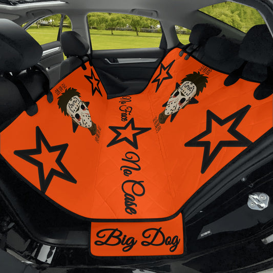 No Face, No Case Dark Orange Car Pet Seat Covers