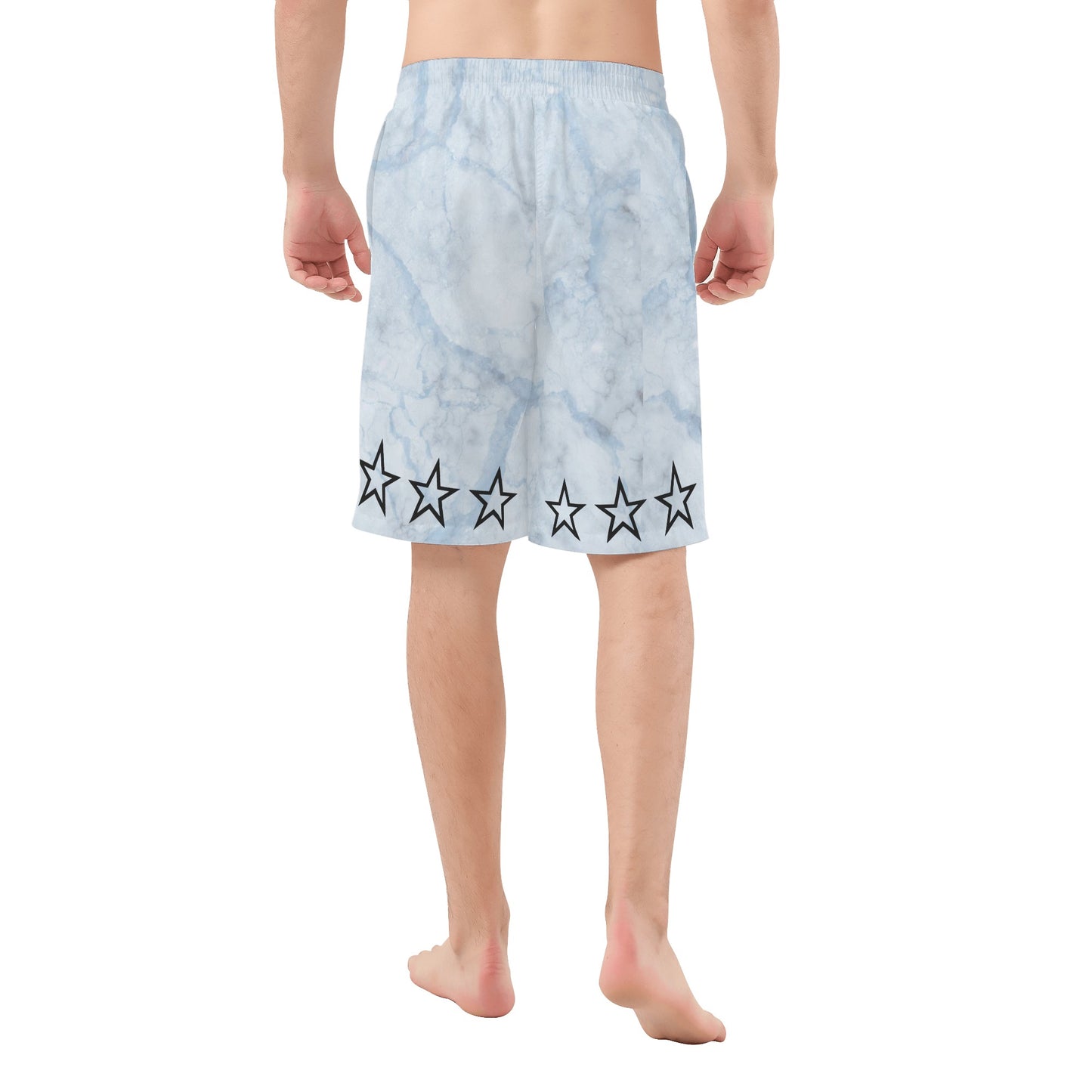 No Face, No Case Mens Chill Blue Shorts