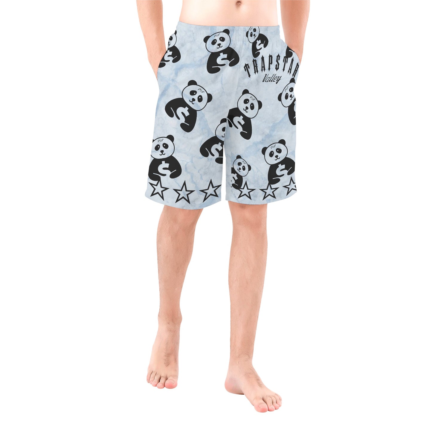 Trap Star Valley Panda 1.0 Mens Chill BlueShorts