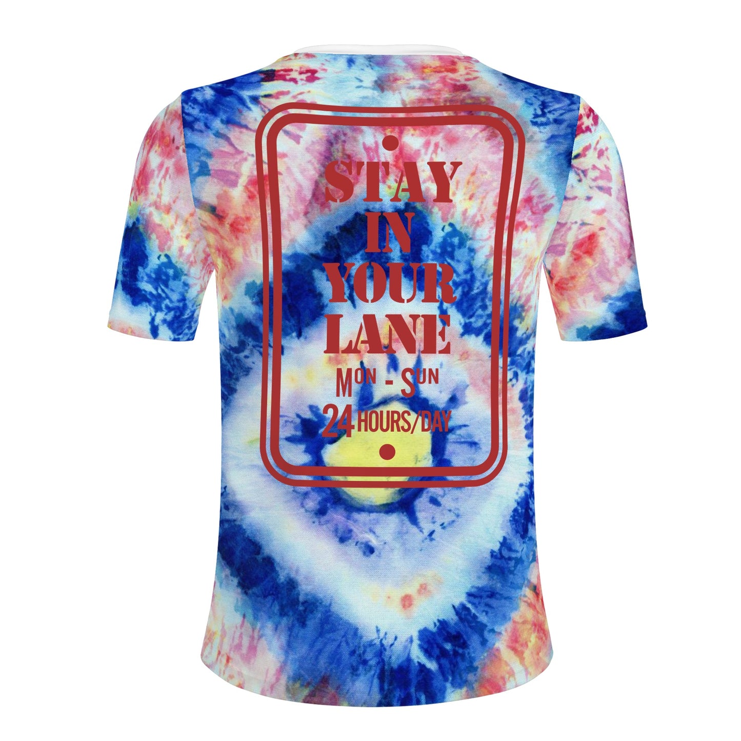 S.I.Y.L (Stay In Your Lane) Mens Tie-Die  T-shirts