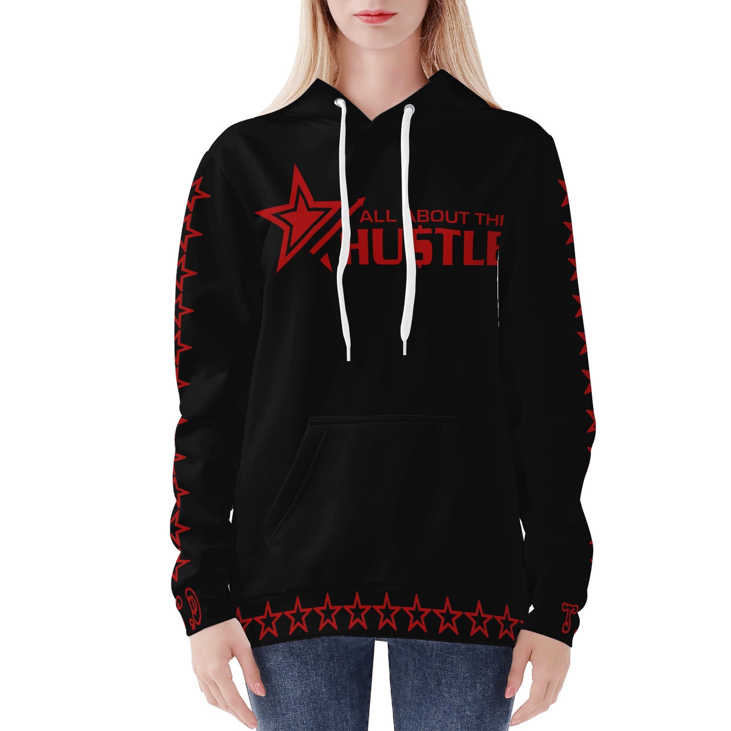 T.T.D (Ten Toes Down) Womens Black Hoodie