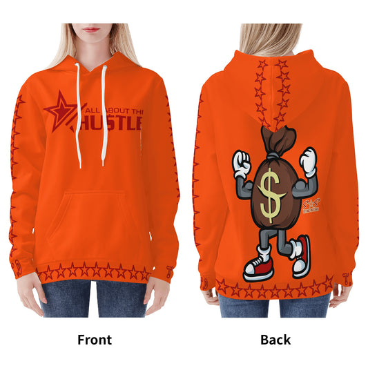 T.T.D (Ten Toes Down) Womens Dark Orange Hoodie