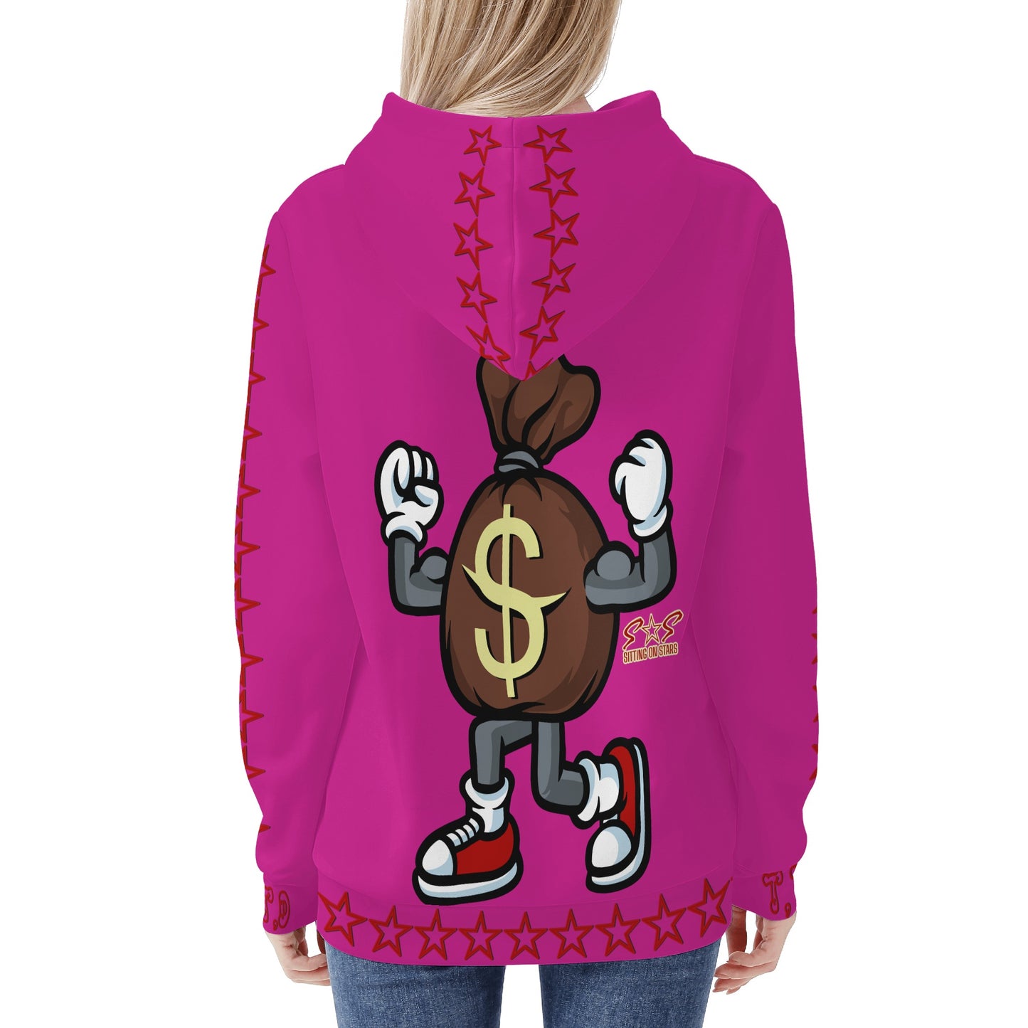 T.T.D (Ten Toes Down) Womens Purple Hoodie