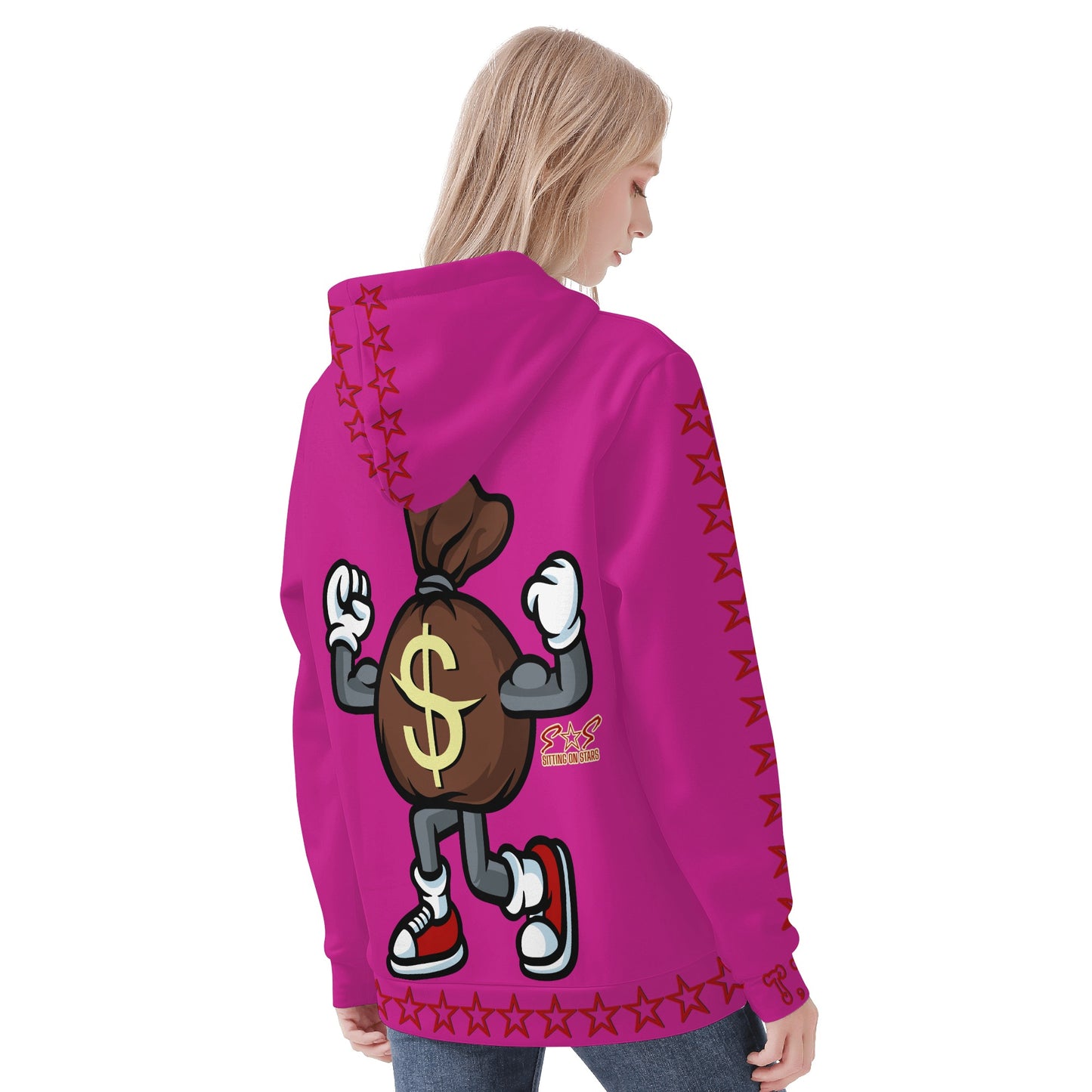 T.T.D (Ten Toes Down) Womens Purple Hoodie