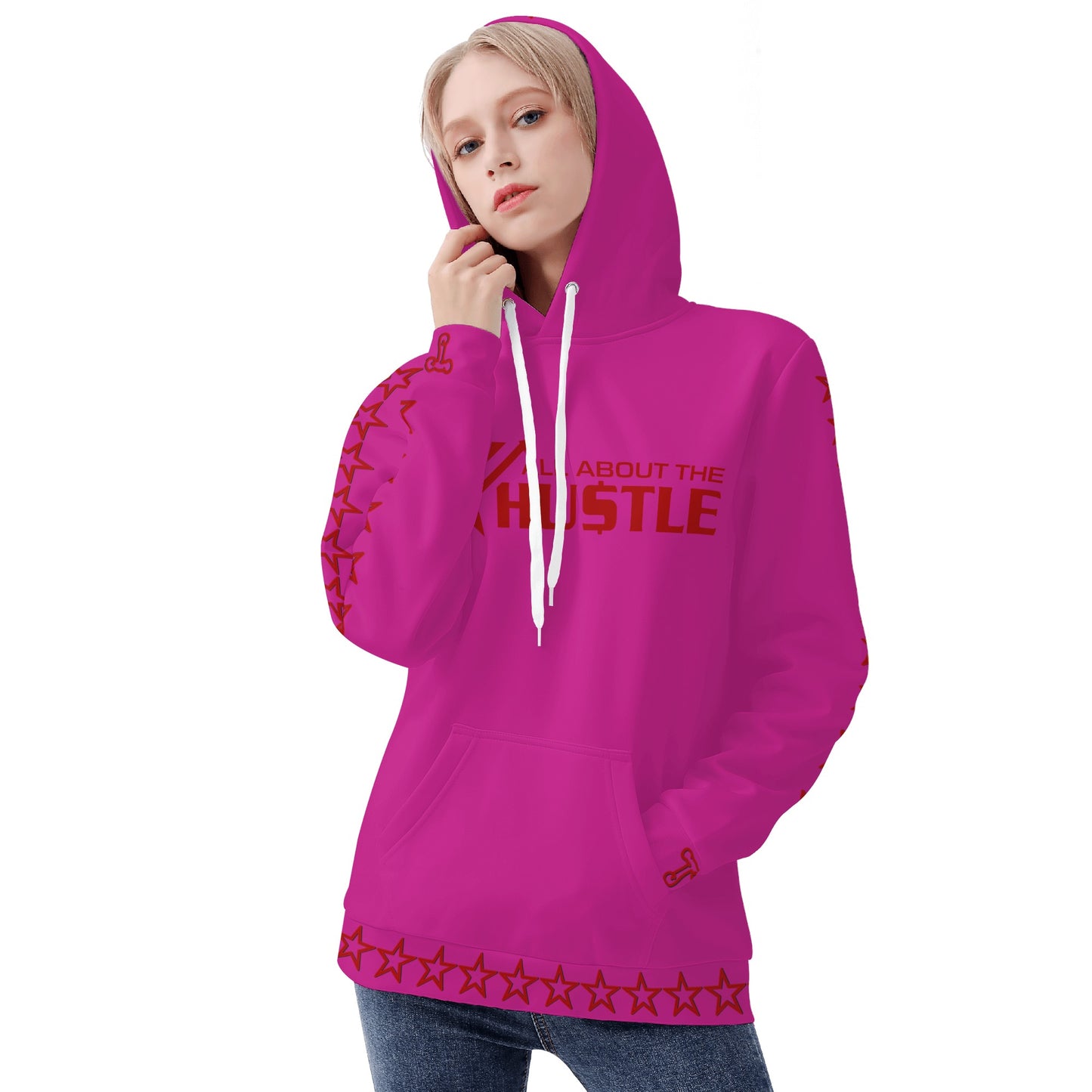 T.T.D (Ten Toes Down) Womens Purple Hoodie