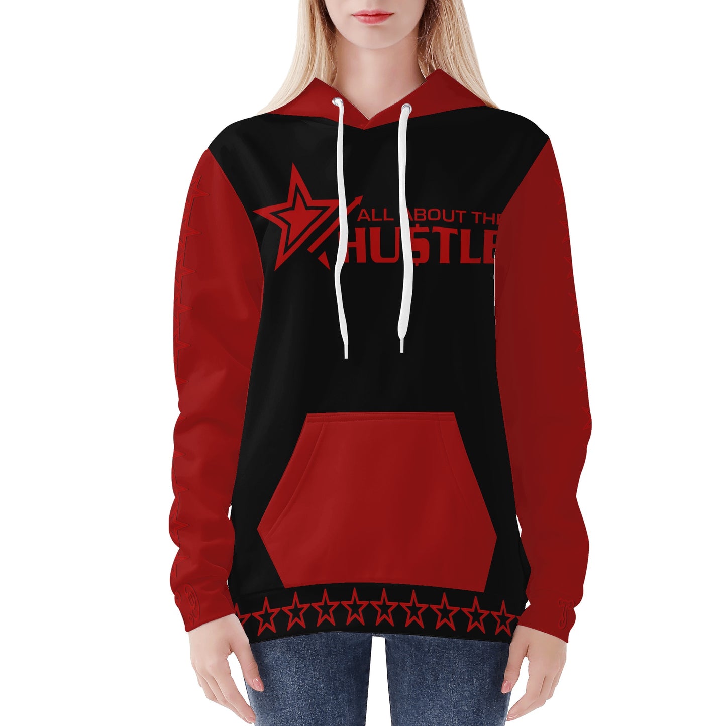 T.T.D (Ten Toes Down) Womens Black Hoodie