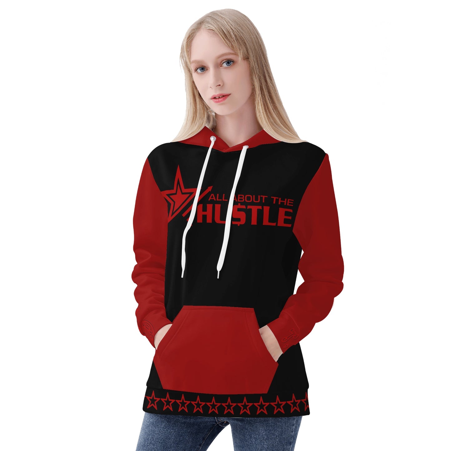 T.T.D (Ten Toes Down) Womens Black Hoodie