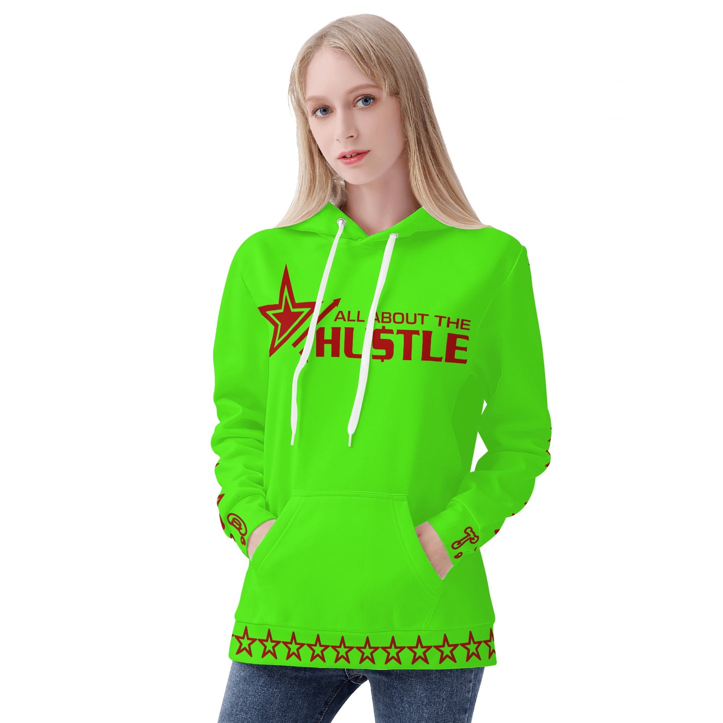 T.T.D (Ten Toes Down) Womens Goo Green Hoodie