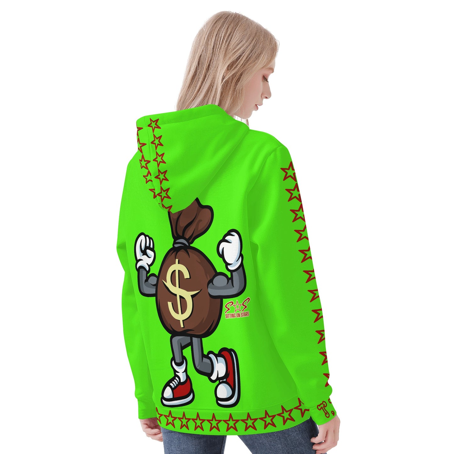 T.T.D (Ten Toes Down) Womens Goo Green Hoodie