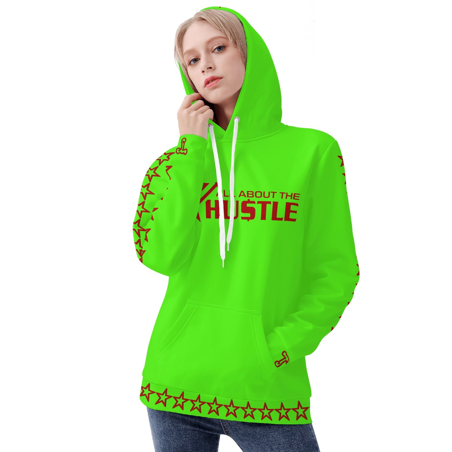 T.T.D (Ten Toes Down) Womens Goo Green Hoodie