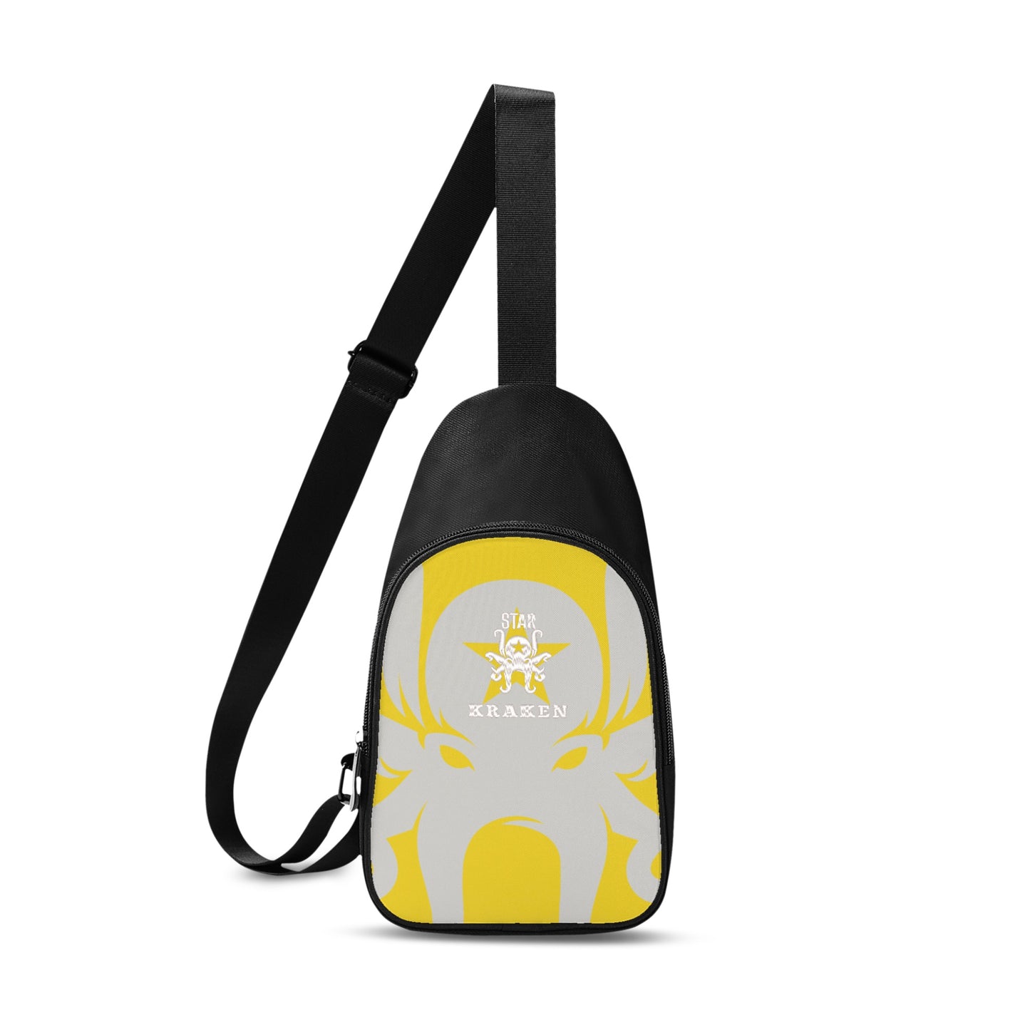 Star Kraken Printed+Embroidered Gold Chest Bags