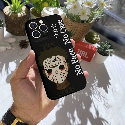 No Face, No Case Black IPhone 15 Pro Phone Case Protector