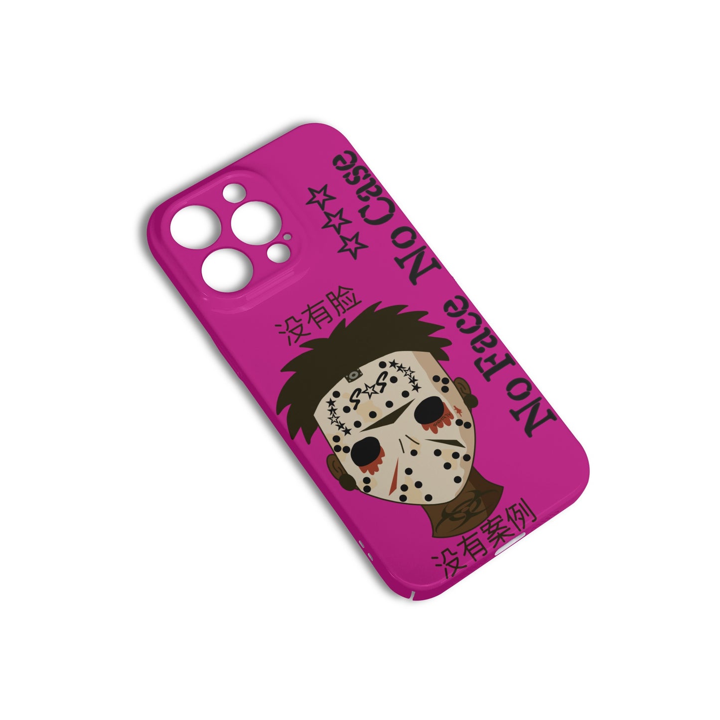 No Face, No Case Purple IPhone 15 Pro Phone Case Protector