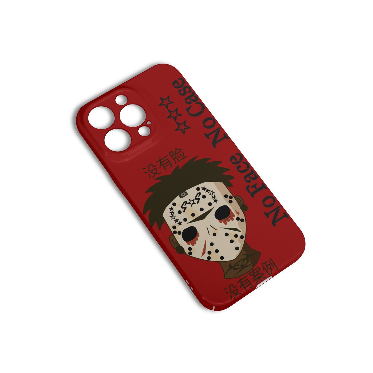 No Face, No Case Moroon IPhone 15 Pro Phone Case Protector