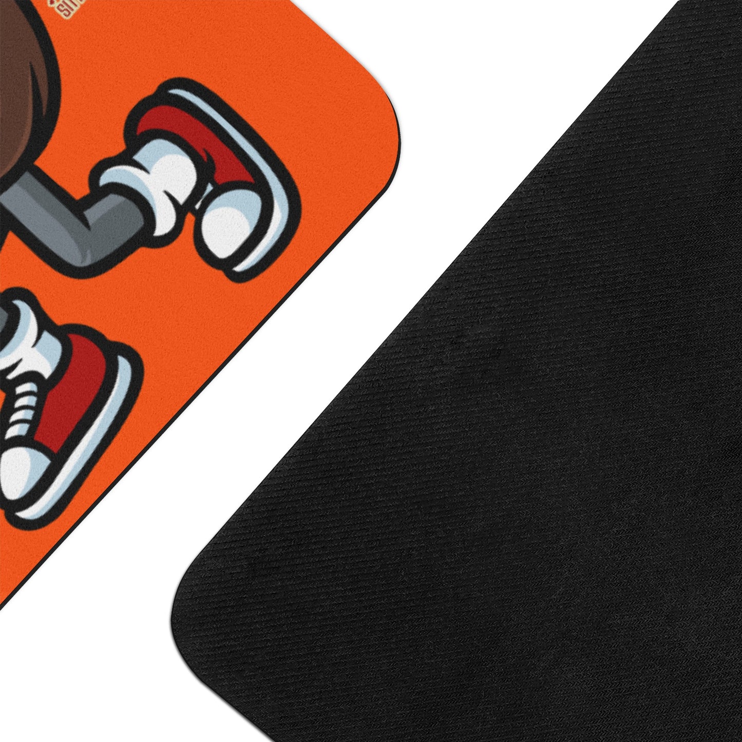 T.T.D (Ten Toes Down) Dark Orange 4mm Rubber Yoga Mat