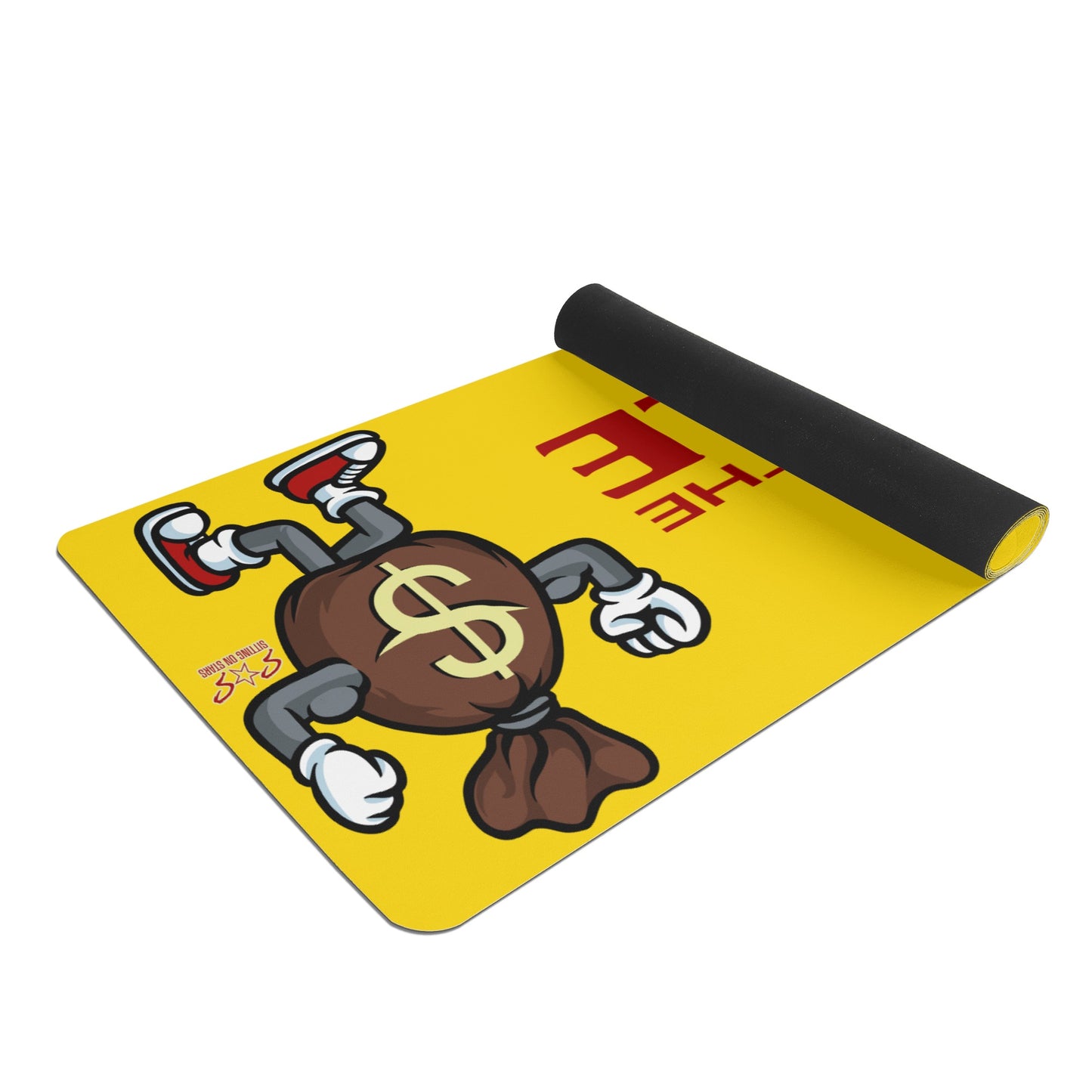 T.T.D (Ten Toes Down) Gold 4mm Rubber Yoga Mat