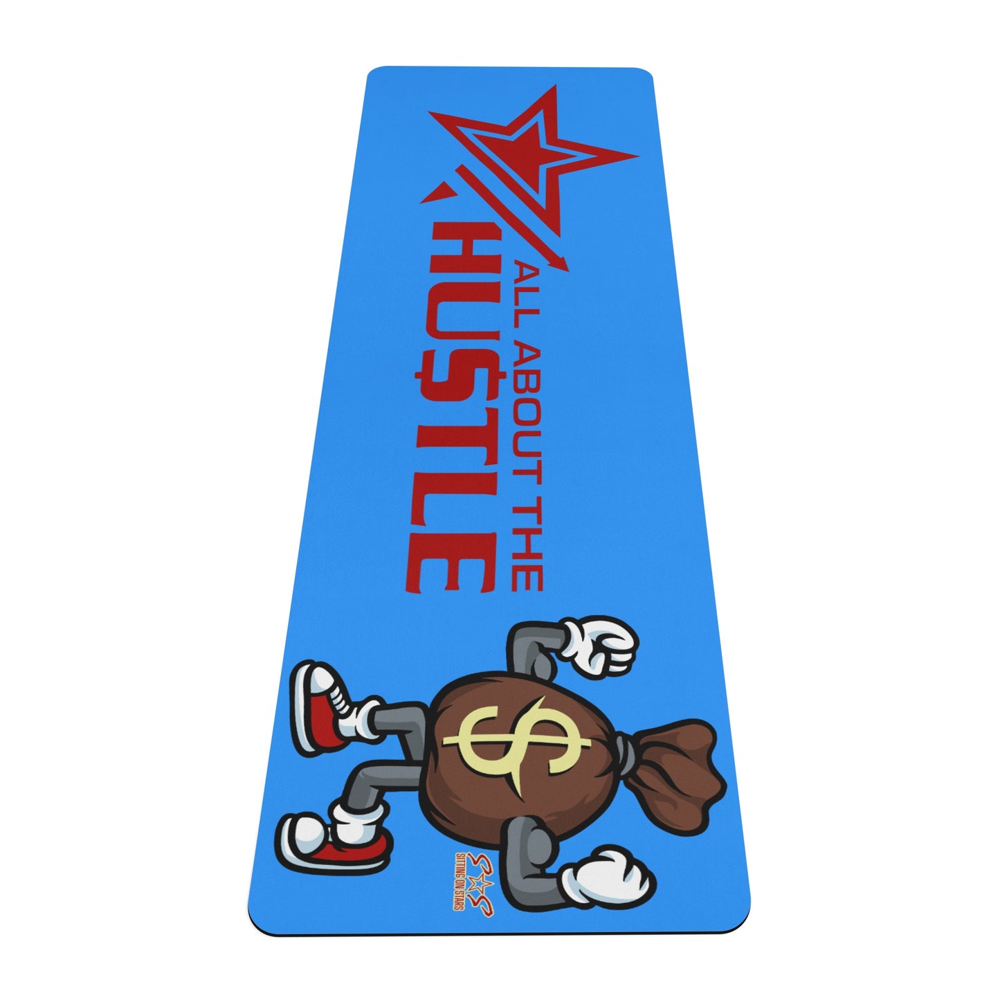 T.T.D (Ten Toes Down)Blue 4mm Rubber Yoga Mat