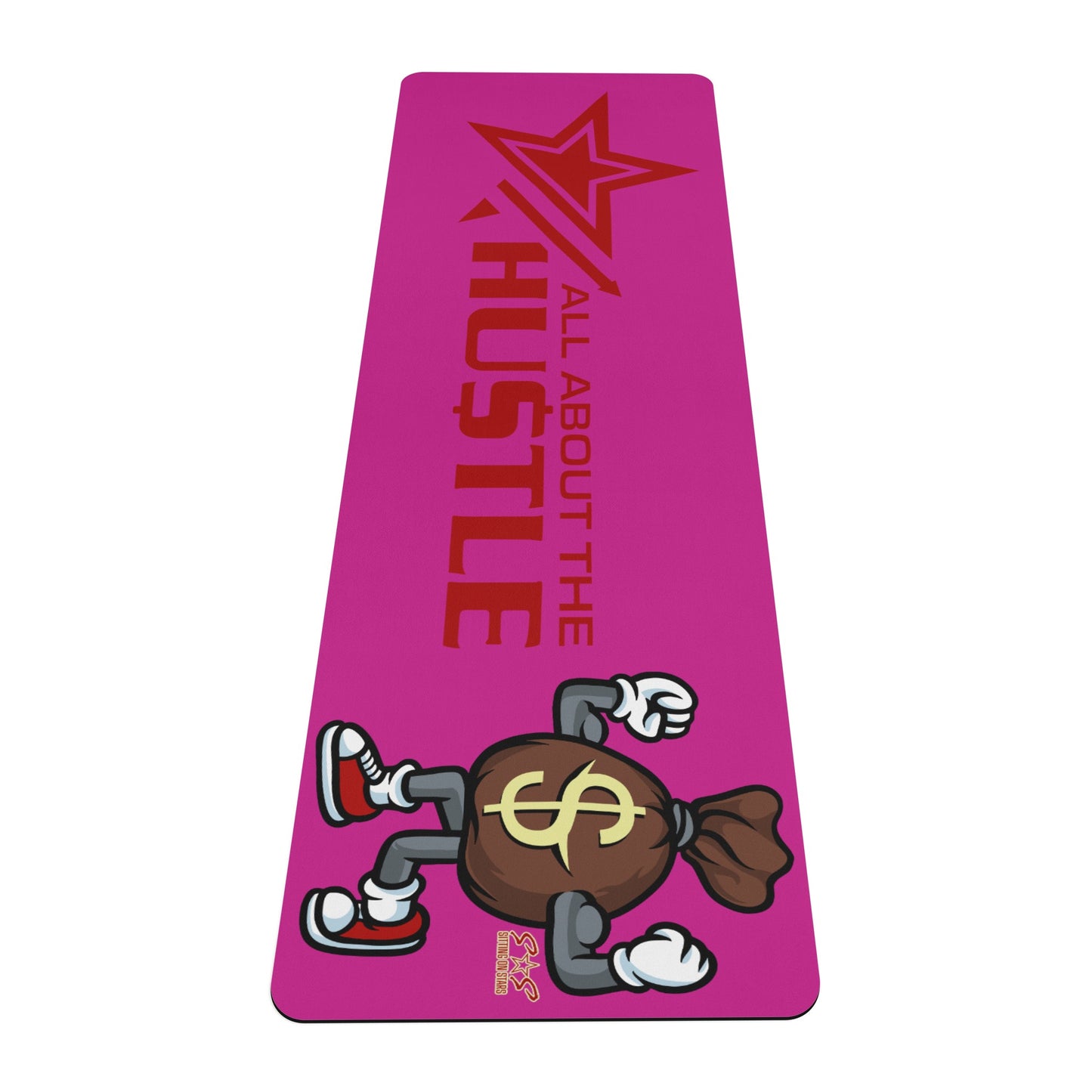 T.T.D (Ten Toes Down) Purple 4mm Rubber Yoga Mat