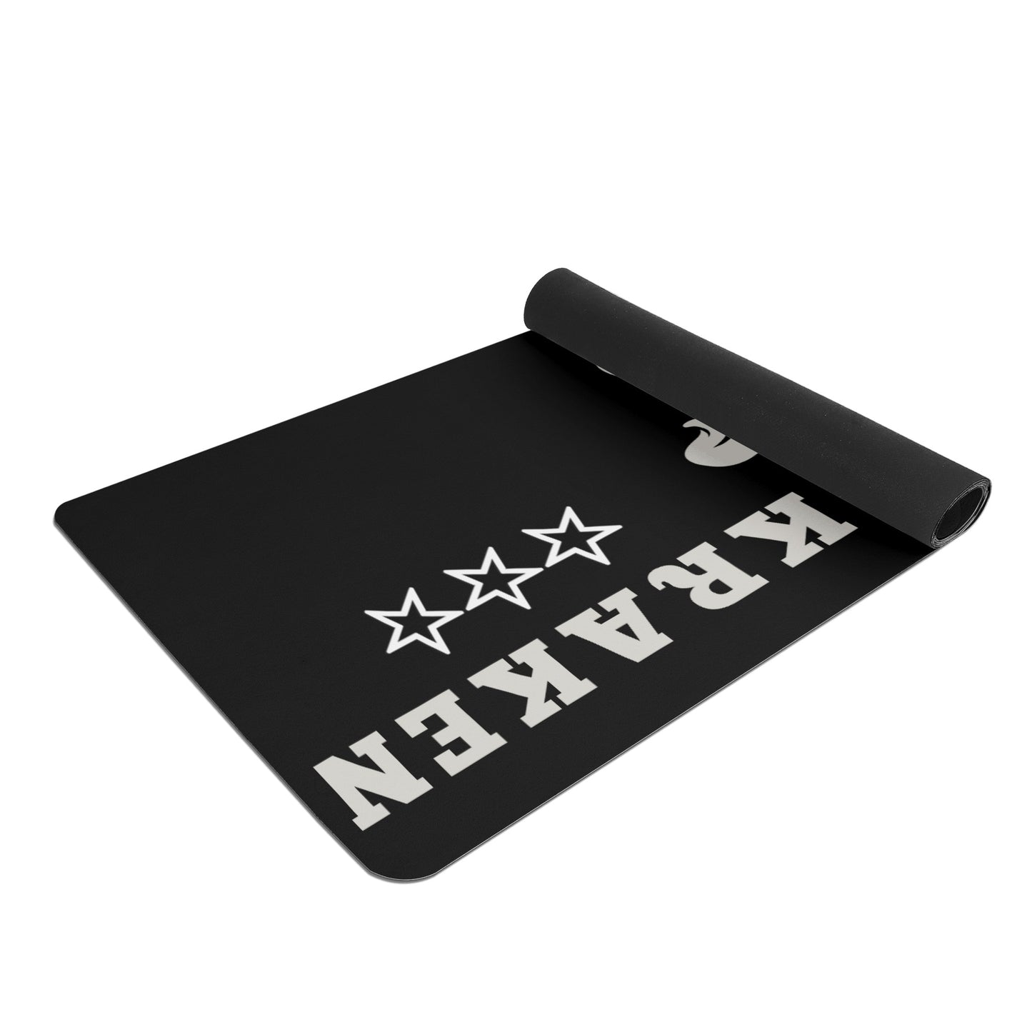 Star Kraken Black 4mm Rubber Yoga Mat